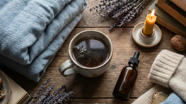 Femme se ressourcant en hiver avec rituels bien-etre - Blue Monday et vitalite