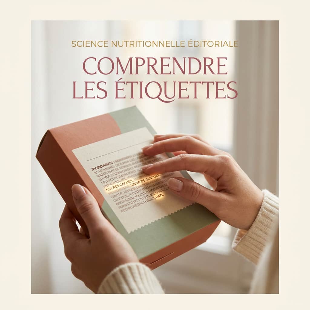 Femme lisant les etiquettes nutritionnelles - eviter les ultra-transformes au quotidien