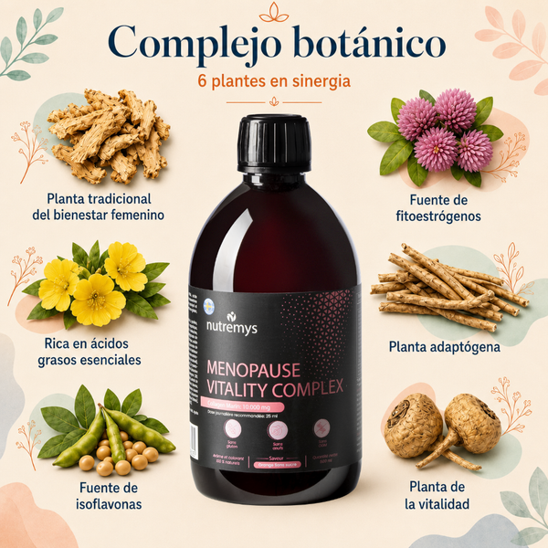 Complexo Vitalidade Menopausa — Suplemento Alimentar Menopausa & Perimenopausa