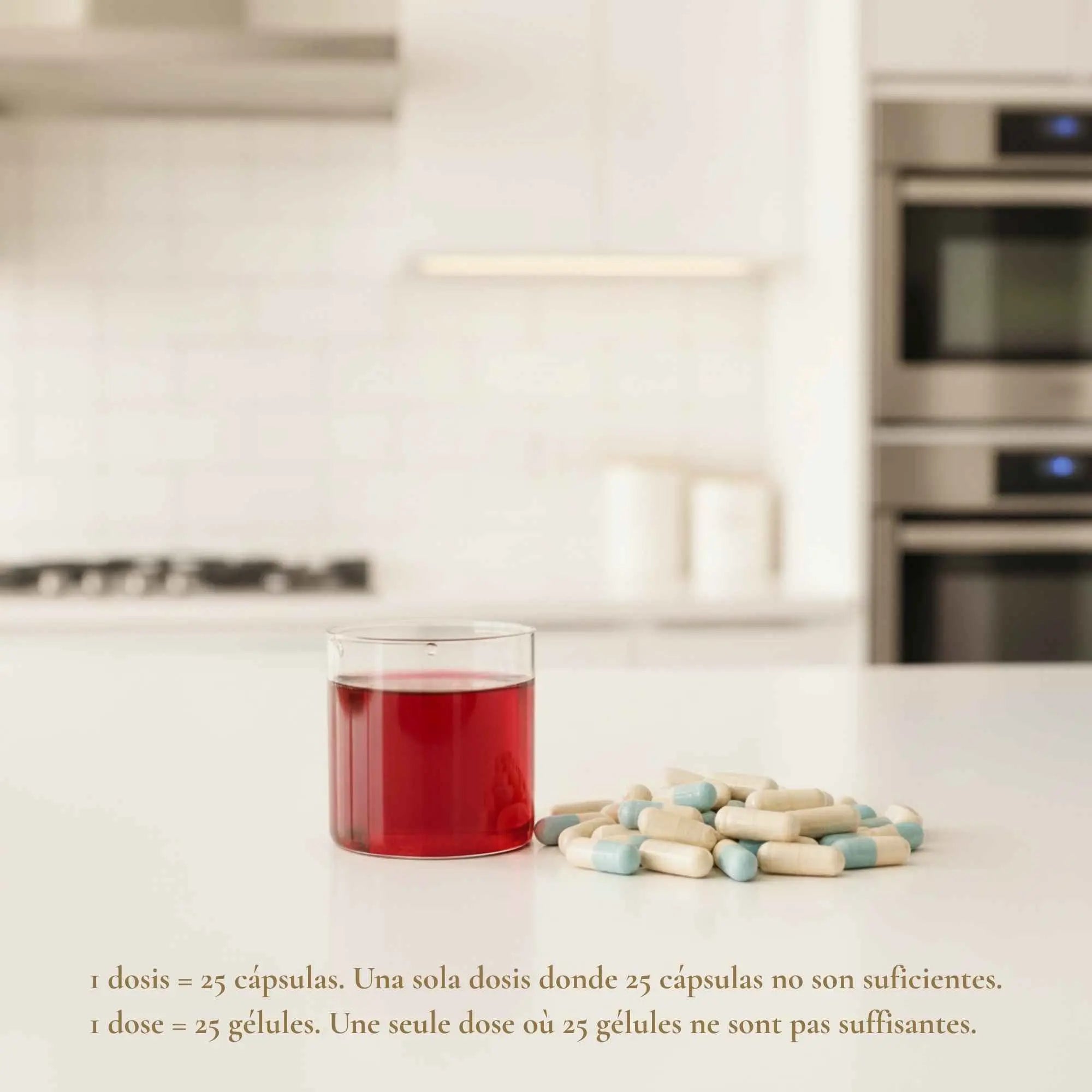 Collagen Essence Gold · Ingredientes activos biotina ácido hialurónico MSM