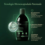FloraBalance Probióticos · Tecnología microencapsulada patentada: recubrimiento protector y liberación dirigida · Nutremys