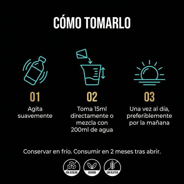 Premium Probiotics · Cómo tomarlo: agita, toma 15 ml, una vez al día por la mañana · Nutremys