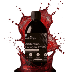 ArtiMotion Collagen 12 000 · Collagène articulaire liquide 12 000mg · Articulations et mobilité · Nutremys LAB