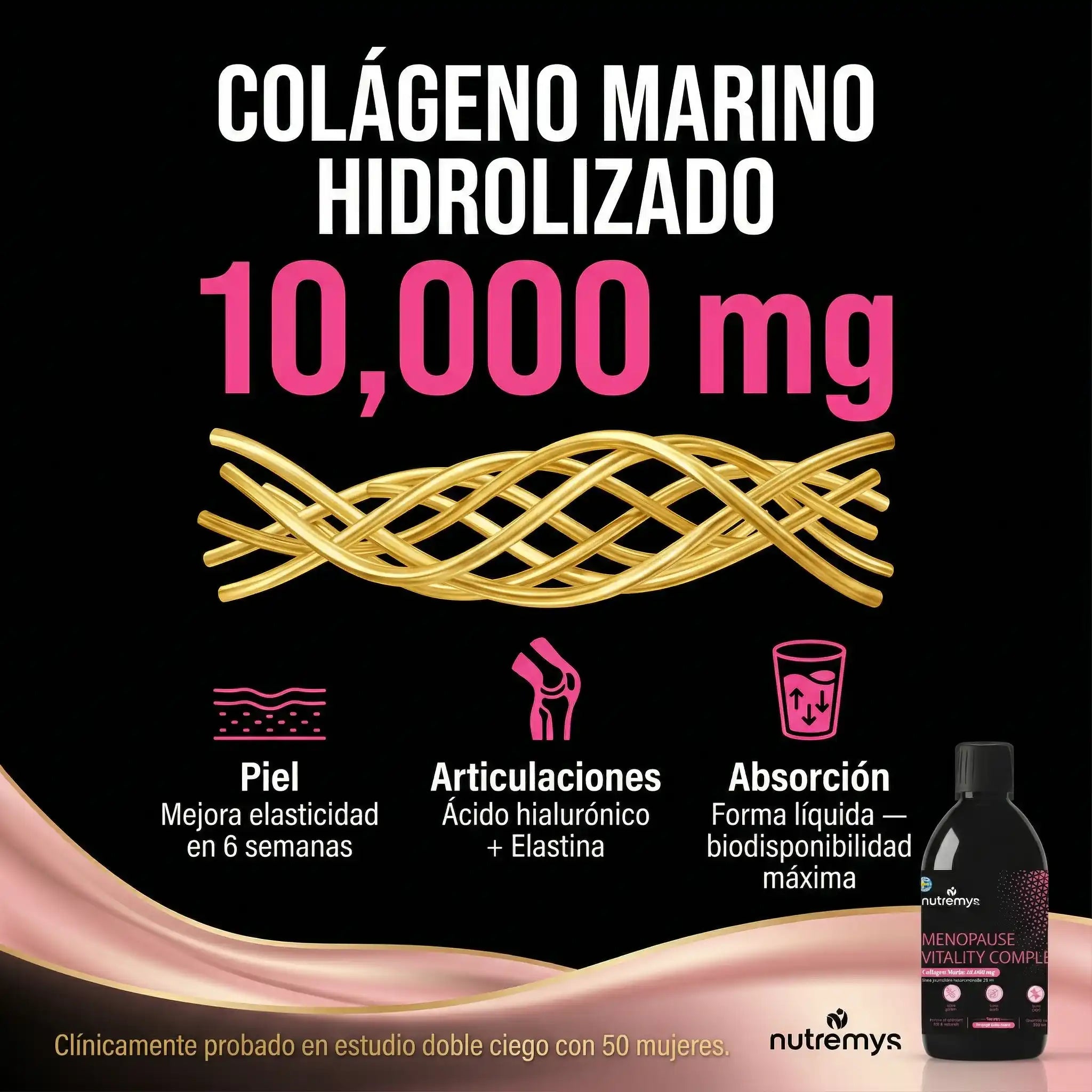 MENOPAUSE VITALITY COMPLEX - Colágeno Marino y Equilibrio Hormonal Nutremys