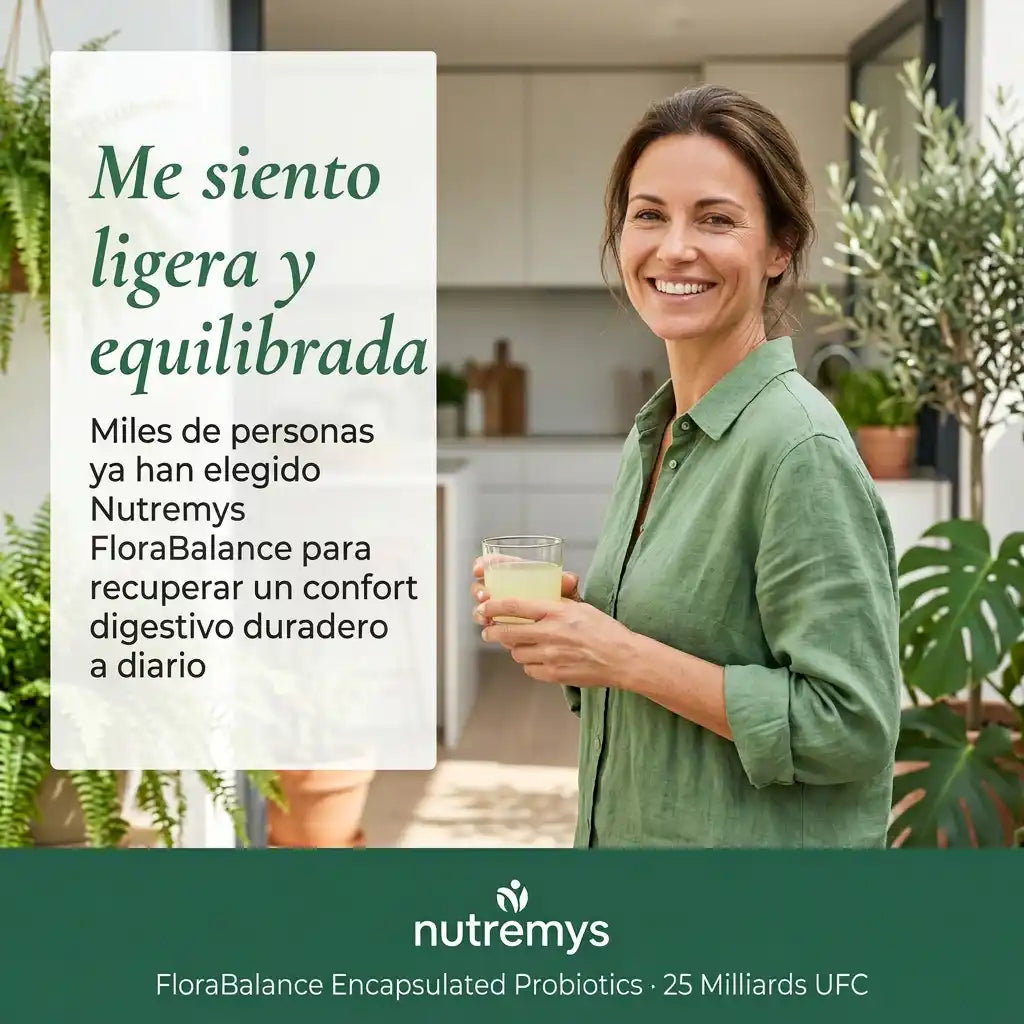 FloraBalance Encapsulated Probiotics - Probióticos Encapsulados 25¹⁰ UFC Nutremys